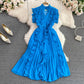 Ladies Fashion Personality Pleated Dress