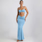 European And American Halter Spaghetti Straps Sheath Skirt Suit