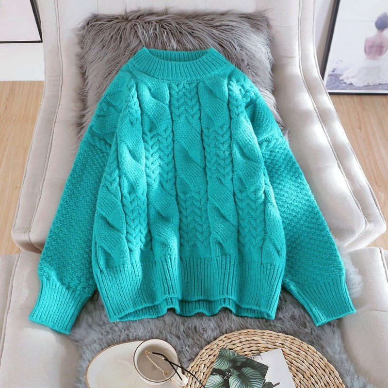 Round Neck Sweater For Women Over Pullovers