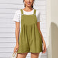 Summer Women's Cotton Linen Sleeveless Jumpsuit