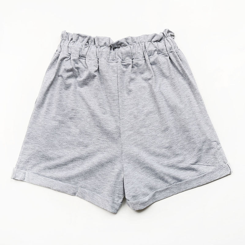 Short de sport décontracté taille haute élastique pour femme
