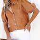 Spring And Autumn New Denim Women's Shirt