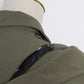Irregular-panel Single-breasted Lapel Long Coat
