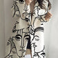 Coat Print Dragon And Phoenix Woolen