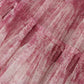 Ink Printing Skirt Elastic Waist Stitching Yarn
