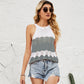 Women's Fashion Casual Loose Stitching Vest