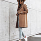 Simple Long Sleeve Button Nizi Coat
