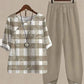 Women's Printed Top And Pants Two-piece Suit