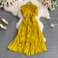 Ladies Fashion Personality Pleated Dress