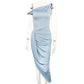 Women's Sexy Pleated Slim-fit Dress