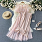 Thin Retro Heavy Industry Embroidery Beaded Slim Mid-length Skirt