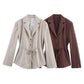 Thin Belt Suit Jacket Strap Mini Culottes