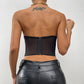 Women's Steel Ring Wrapped Breast Fishbone Slim Vest