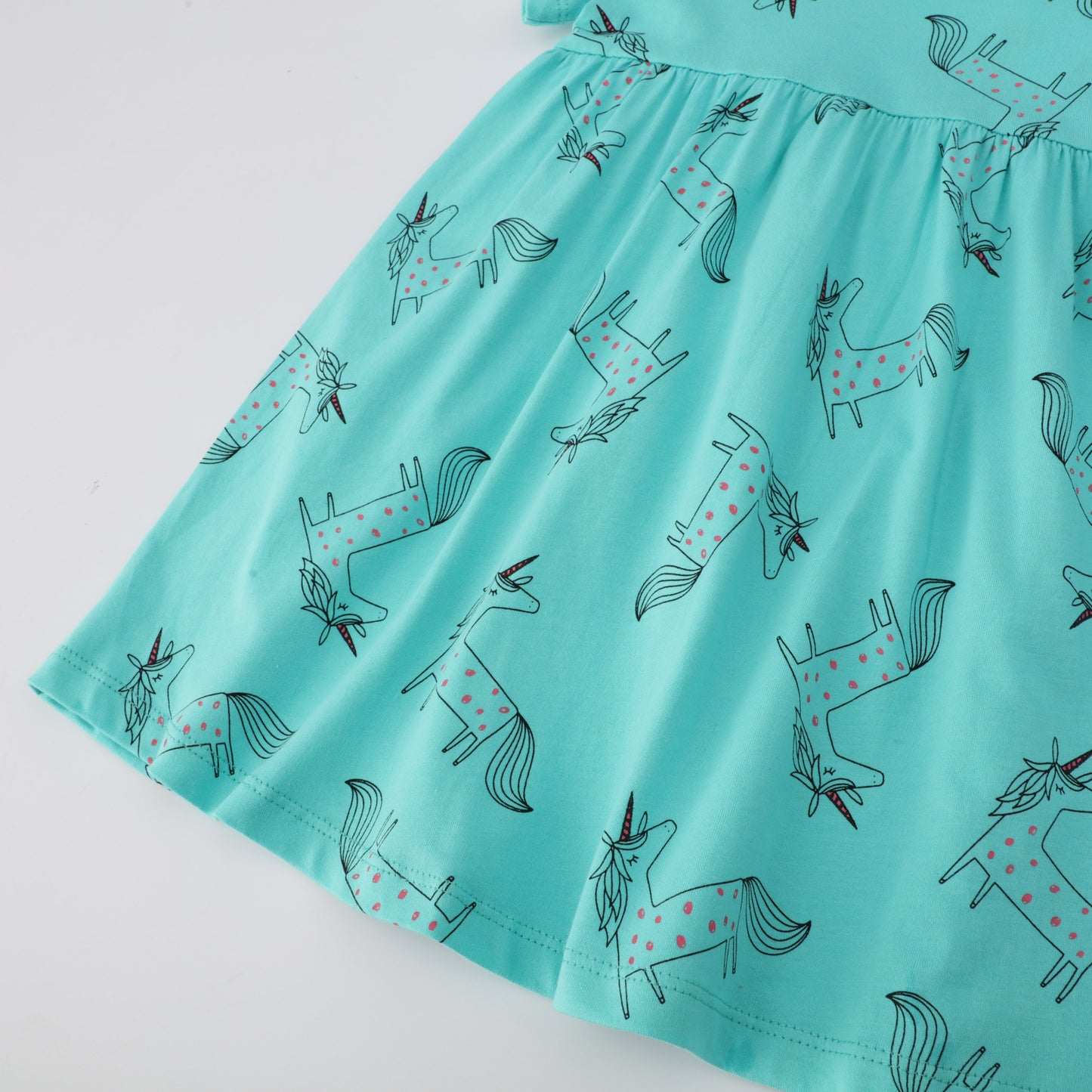 Robe à manches courtes style western pour fille