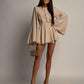 Women's Fashion Elegant Backless Short Skirt Waist Slimming Dress