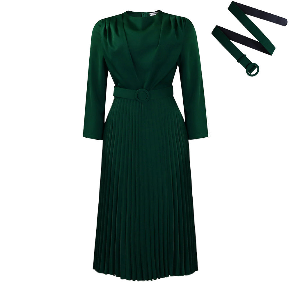 OL Solid Color African Plus Size Dress