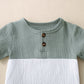 Baby's Multi-color Short Sleeve T-shirt Shorts Set