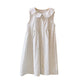 Girls' French Floral Doll Collar Dress