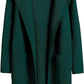 Women's Woolen Coat With Pockets Autumn And Winter Temperament  Slim Fit Mid Length Jacket Comfortable Casual Lapel Coats