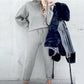 Autumn And Winter Long Sleeve Fleece Fashion Casual Sweater Suit