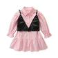 New Trendy Children's Long-sleeved Shirt Dress