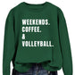 Women's Simple Round Neck Long Sleeve Loose Sweatshirt