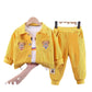 Boys' Three-piece Suit Handsome Overalls