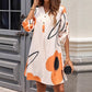 V-neck Long Sleeve Shirt Dress Women