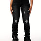 High Waist Women's Clothing Denim Bell-bottom Pants