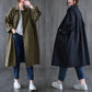 Simple Artistic Turn-down Collar Coat