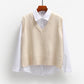 Waistcoat Short Loose Sleeveless Waistcoat Sweater