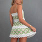 Personality-fringed Spaghetti-strap Tube-top Slim-fit Linen Dress