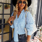 Women's Fashion Casual Striped Shirt Top