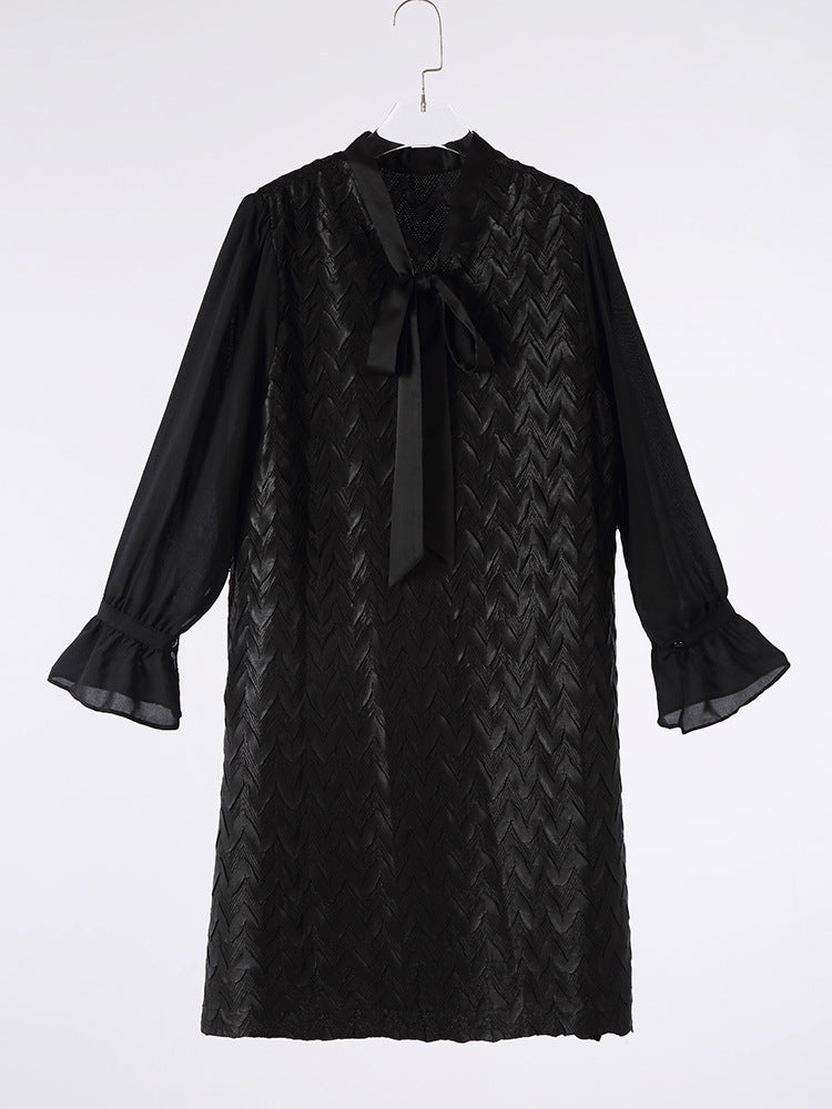 Women's Fashion Loose And Slimming Tie Dress