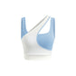 Women's Color Contrast Patchwork Slim-fit Short Top