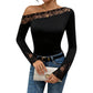Women's Lace Shoulder Bag Casual Jumpsuit
