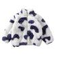 Fleece Padded Coat Puff Velvet Surface Western Style All-matching Baby Boy And Baby Girl Warm Top