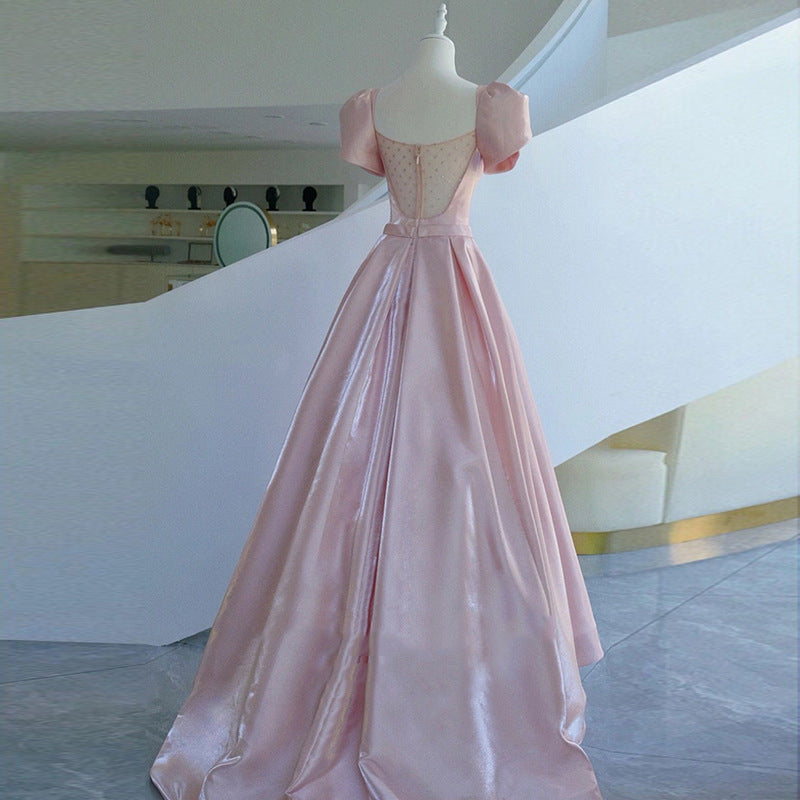Fashionable Stylish Princess On The Run Engagement Dress