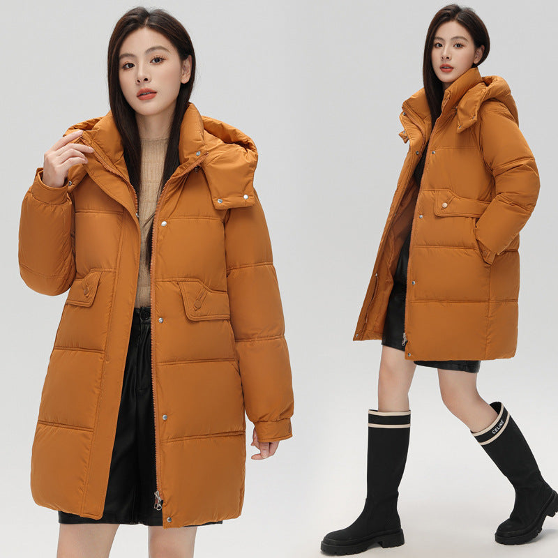 Doudoune matelassée en coton Manteau en coton tendance à capuche