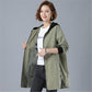 Mid-length Loose Casual Hooded Jacket