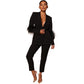 Women's Ostrich Fur Two-piece Lapel