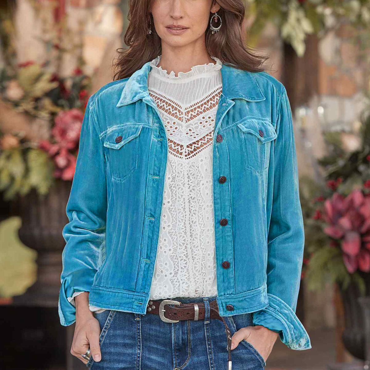 Pleuche Coat Women's Overalls Cropped Jacket