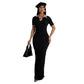 Women's Retro Slim Fit Sheath And Fitted Waist Slimming Dress