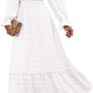 Elegant Cross-Border Fit-and-Flare Jacquard Dress