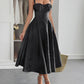 Elegant Graceful Strap Jacquard Maxi Dress Women's Clothing