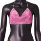 Women's Fashion Metal Super Flash Rhinestone Chain Halter Tube Top Sling