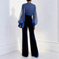 Velvet Jumpsuit With An Elegant Sophisticated Vibe