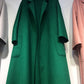 Water Ripple Cashmere Women's Long Reversible Cashmere Coat