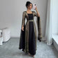 Womens Casual Long-sleeve Flared Dress
