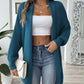 European And American Women's Clothing Simple Loose Sweater Cardigan Multicolor